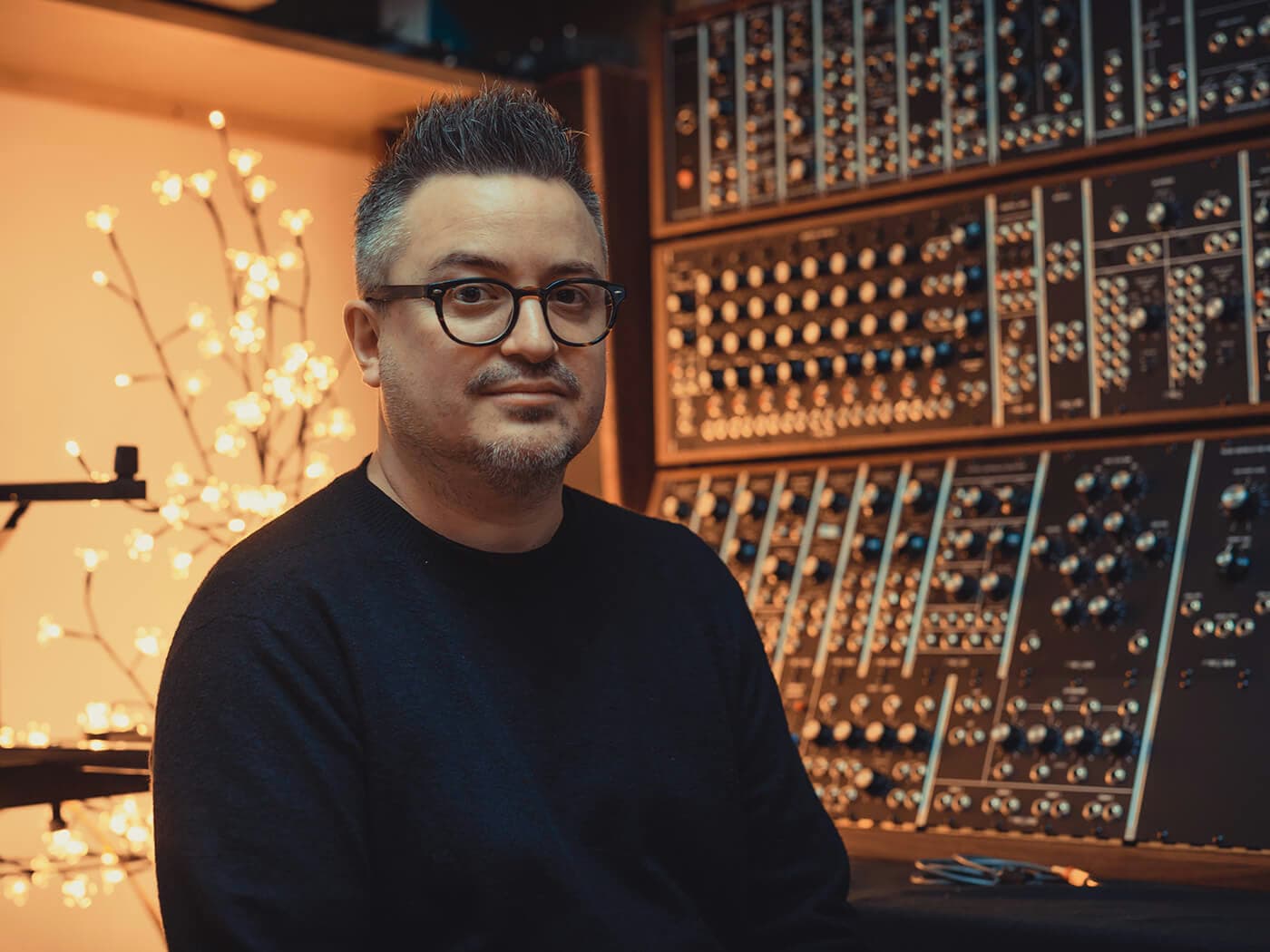 Rik Simpson in his studio